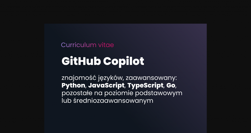 Grafika przedstawiająca możliwości GitHub Copilot